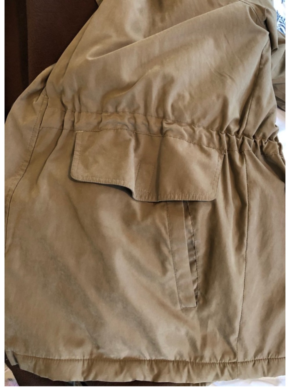 London Fog Utility Barn Jacket Gorpcore Field Coat Workwear Soft Suede Feel XL - Picture 7 of 12